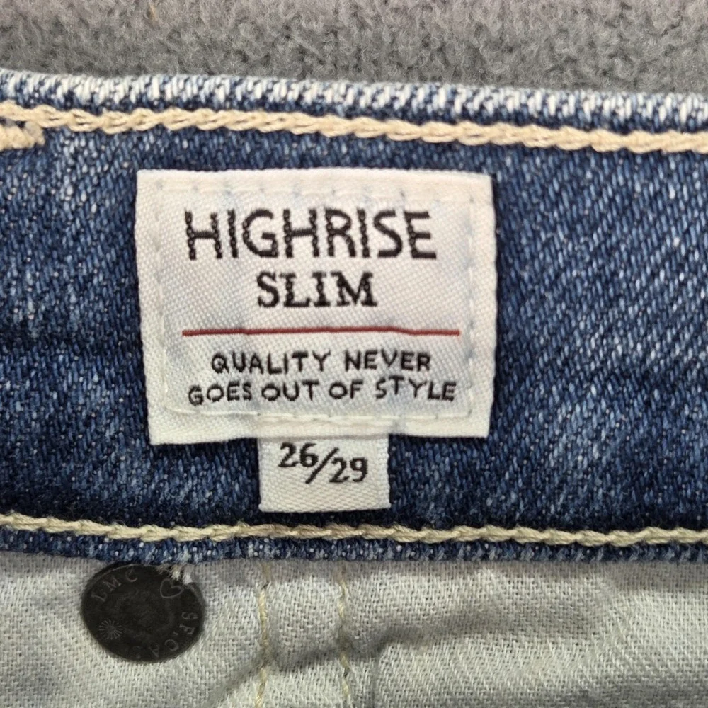 Levis Jeans Womens 26x29 Made Crafted Selvedge High Rise Raw Hem Made‎ Japan